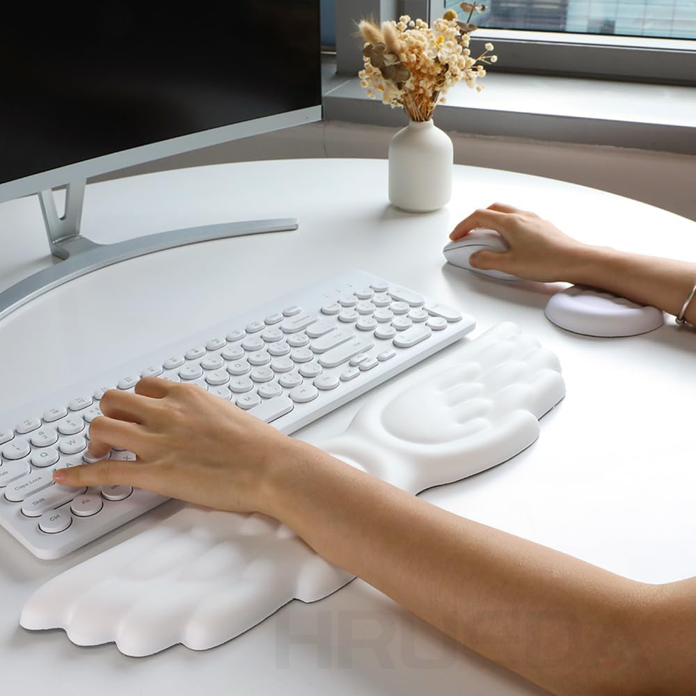 Mouse Pad Blank Sublimation - Mousepad Ergonomic Angel Keyboard Wrist Rest