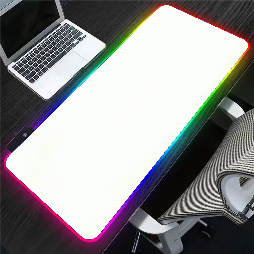Mouse Pad Blank Sublimation - Black and White Background Rgb Gaming
