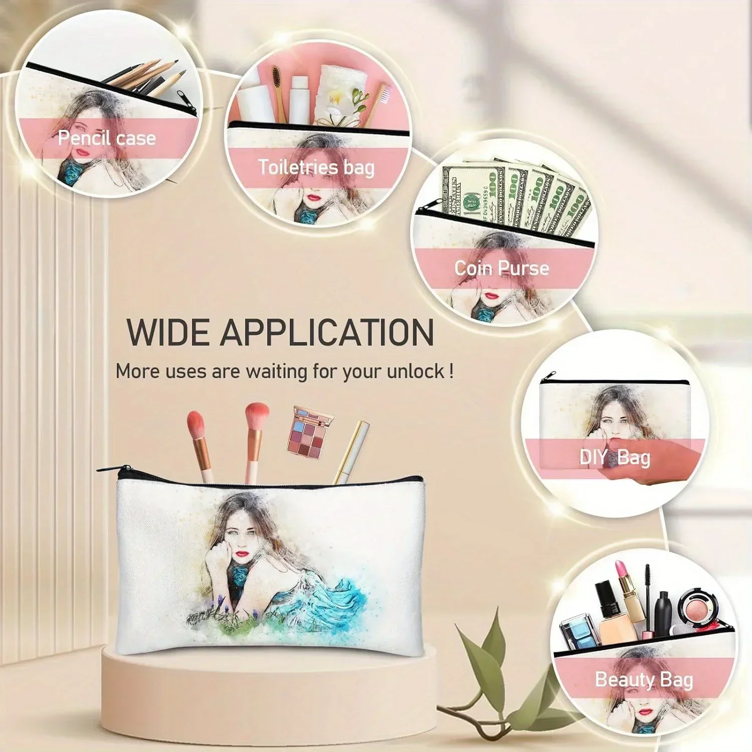 20pcs Sublimation Blank Makeup – обзор и цена Tote Bag Sublimation