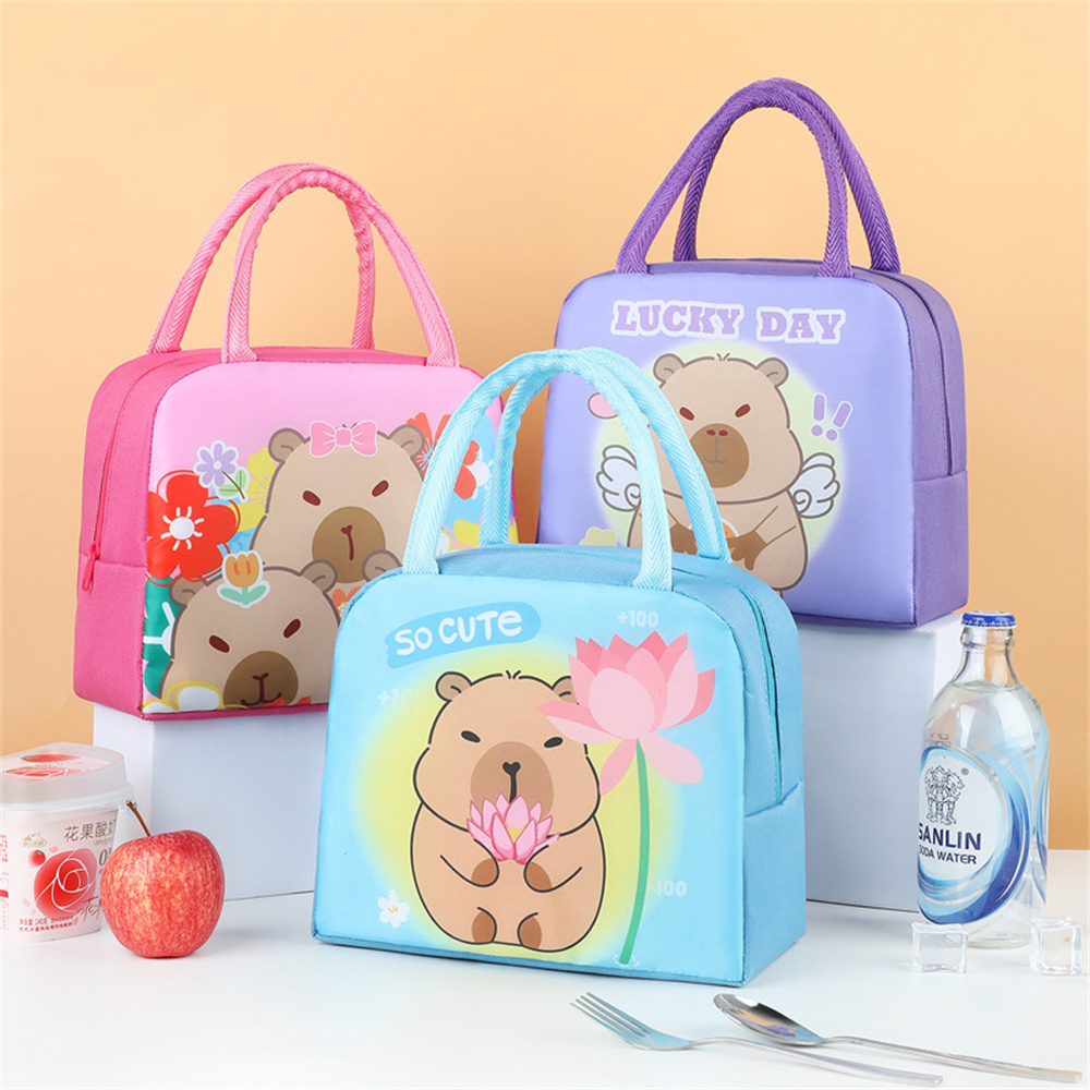 Cartoon Capybara Lunch Bag Ins – обзор и цена Tote Bag Sublimation