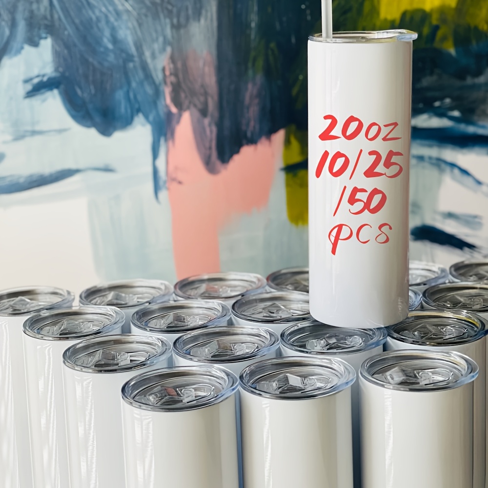 50/25/10 Pack Sublimation Tumb – обзор и цена Tumbler 20Oz White