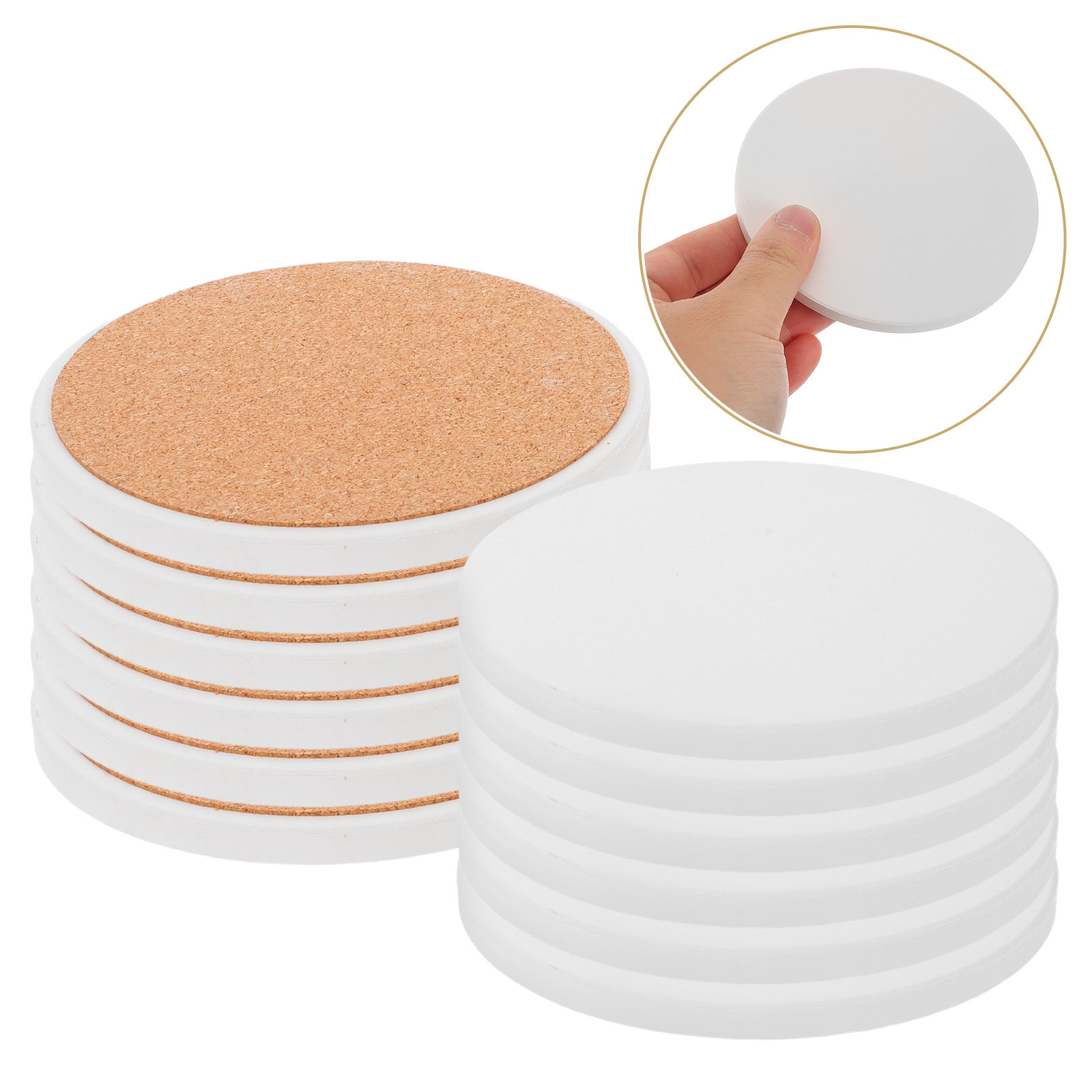 12pcs Sublimation Coasters Bla – обзор и цена Coaster Sublimation Blank