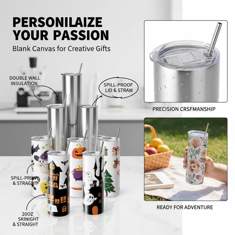 16 Pack Sublimation Insulated  – обзор и цена Tumbler 20Oz White