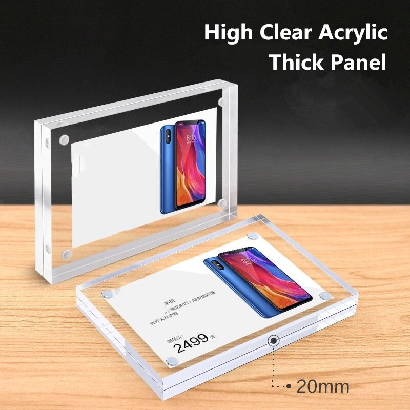90x55mm Magnetic Acrylic Price – обзор и цена Photo Acrylic Block