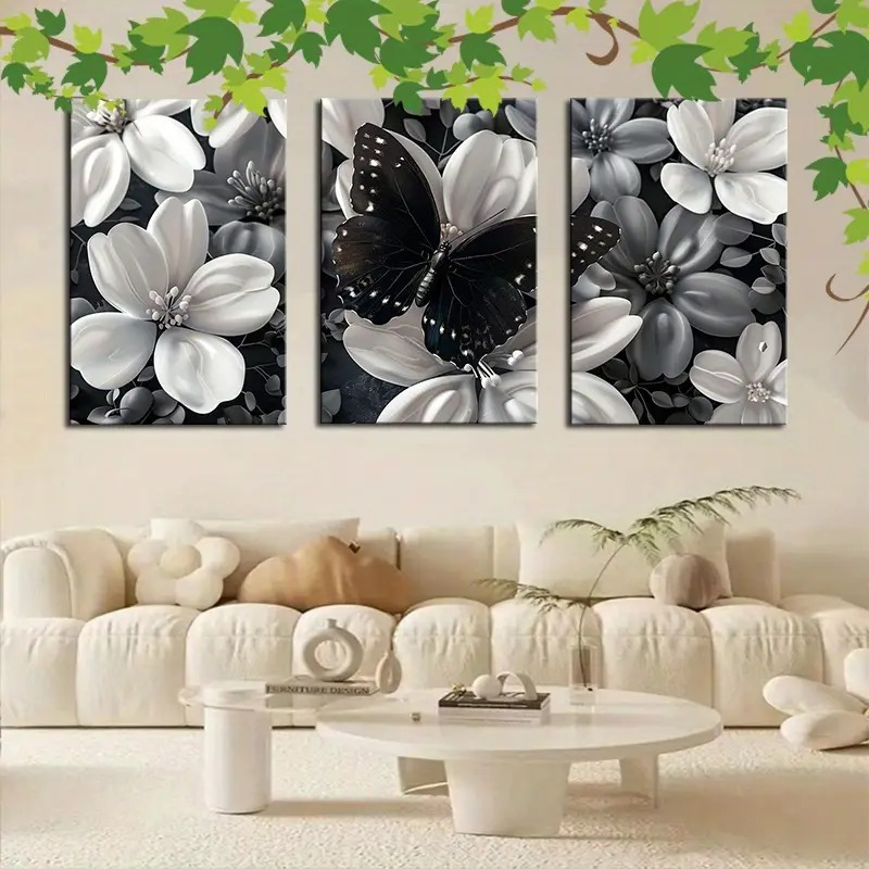 Framed Set of 3 Canvas Wall Ar – обзор и цена Canvas Wrap Ready
