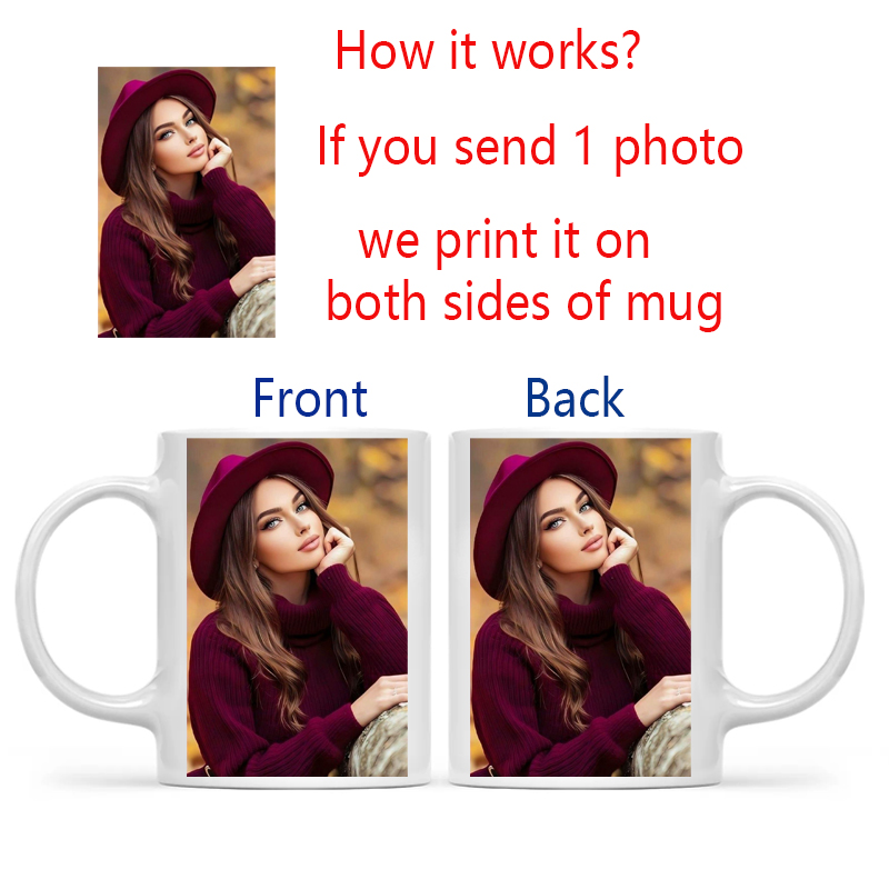 Personalized Your Photo Mug, C – обзор и цена Sublimation Mug White