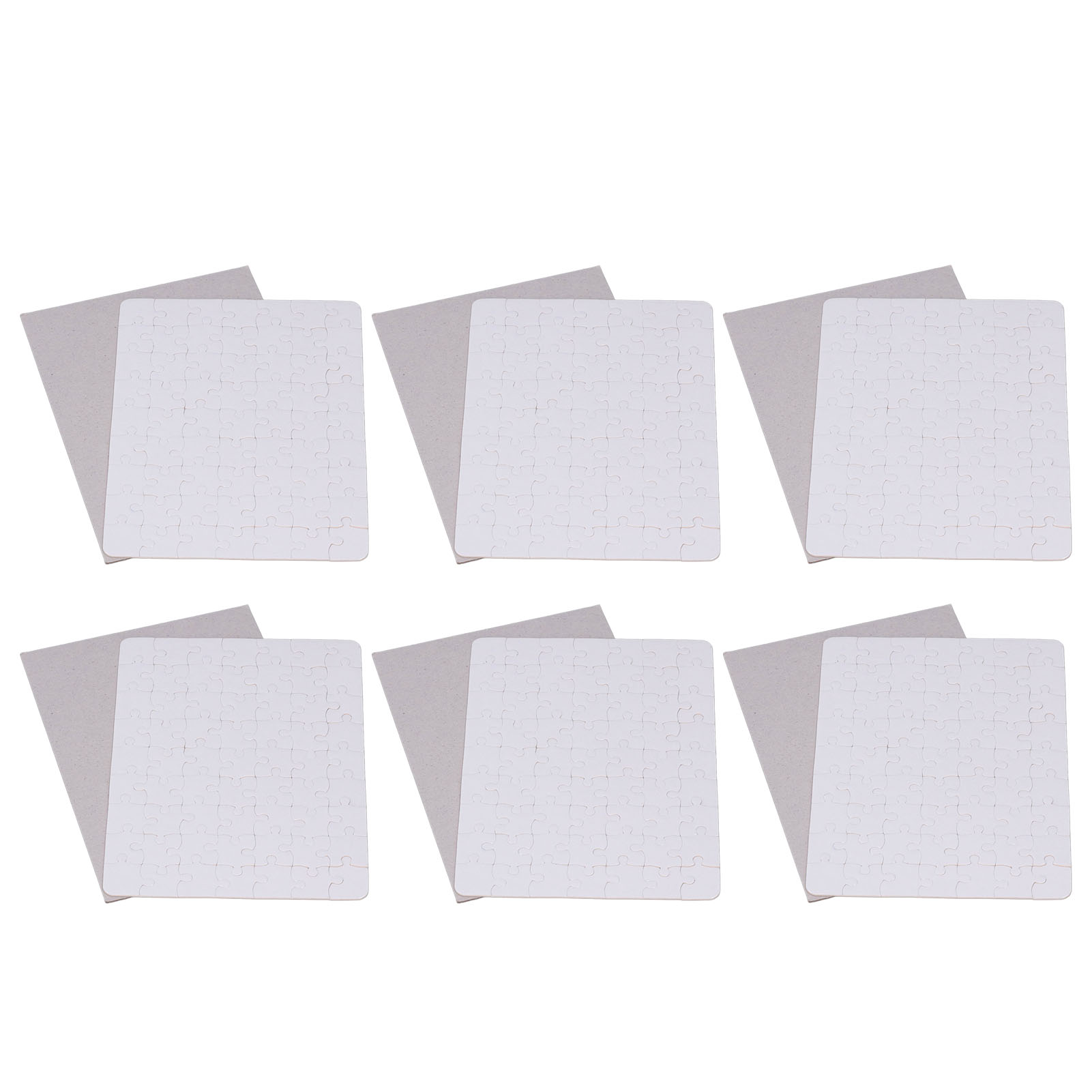 6 Set Blank Puzzles 13x18cm Wh – обзор и цена Puzzle Blank White