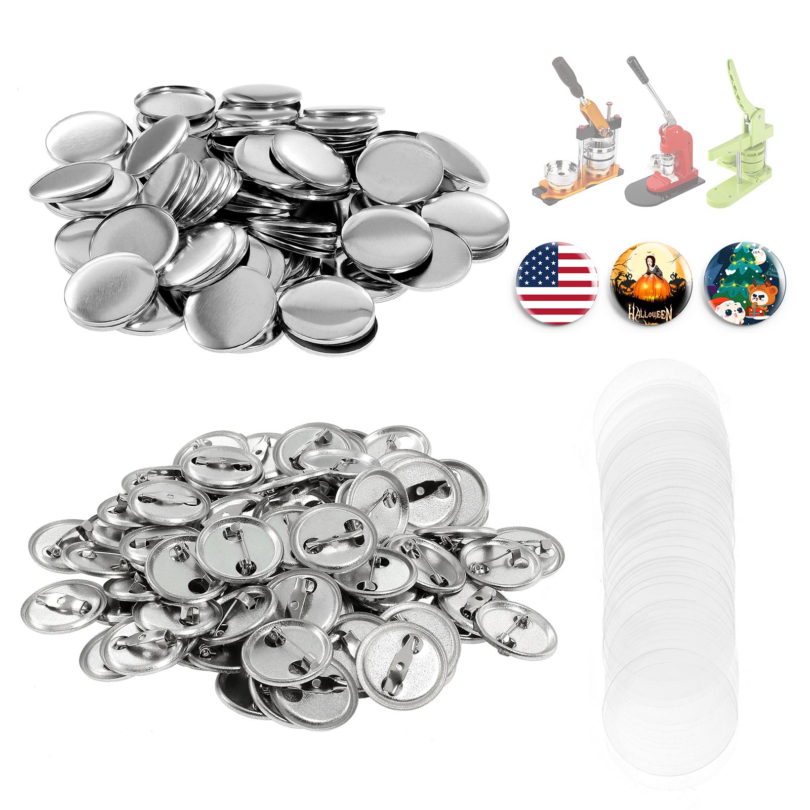 100Pcs Mini DIY Round Mirror M – обзор и цена Button Badge Blank