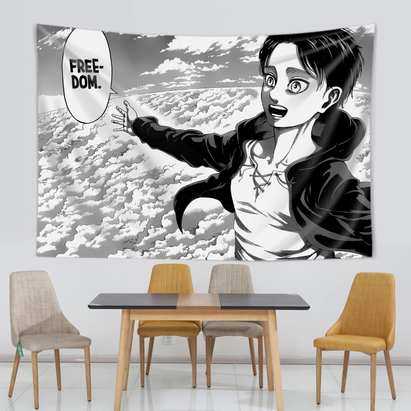 Eren Yeager Freedom Manga Post – обзор и цена Canvas Wrap Ready