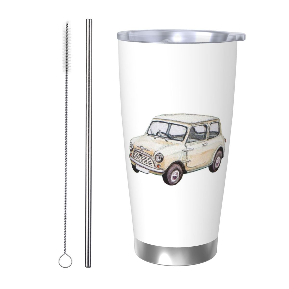 Classic White Mini Cooper In W – обзор и цена Tumbler 20Oz White