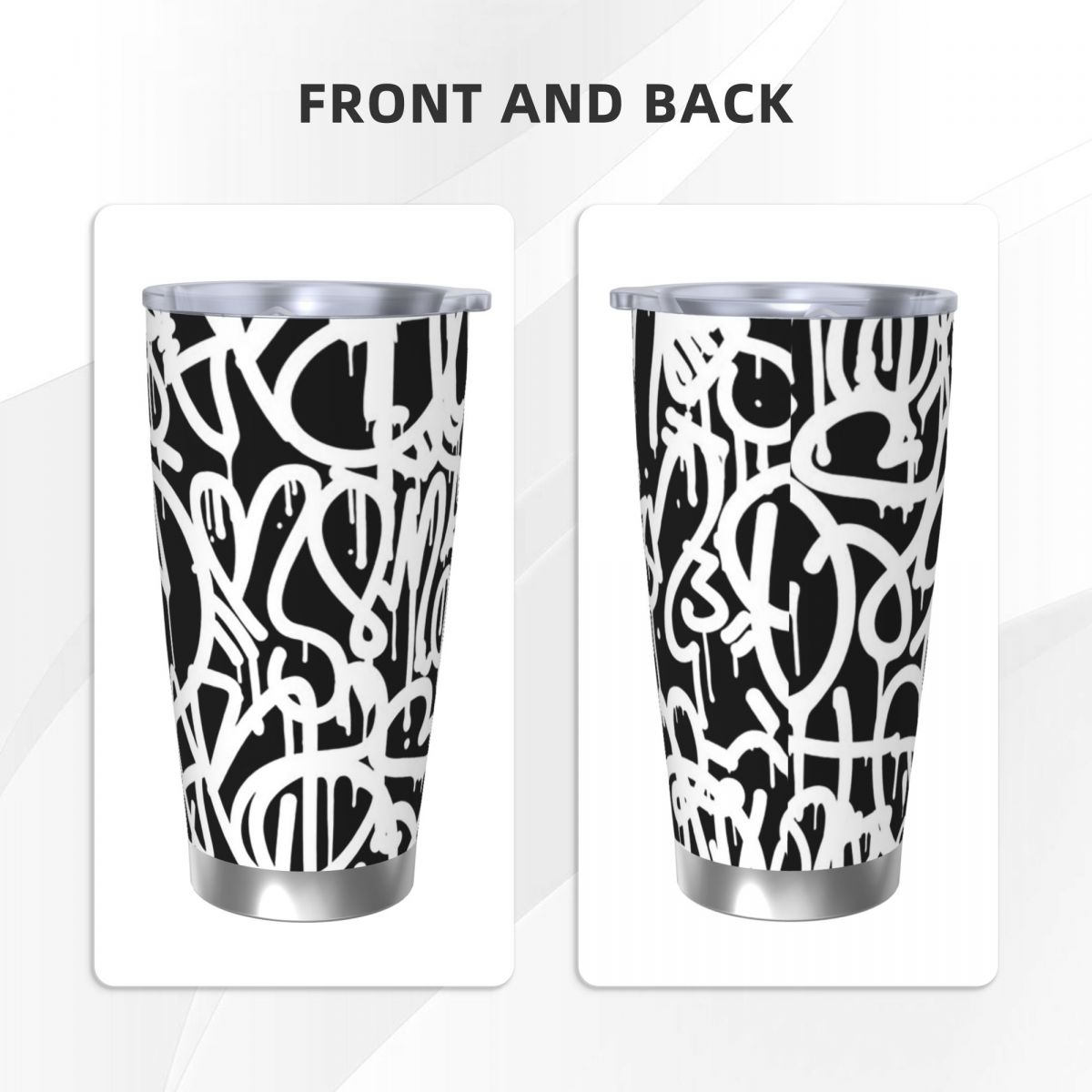1pc Stainless Steel Water Bott – обзор и цена Tumbler 20Oz White