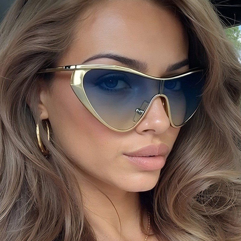 Rimless Y2K Style Sunglasses R – обзор и цена Metal Photo Panel