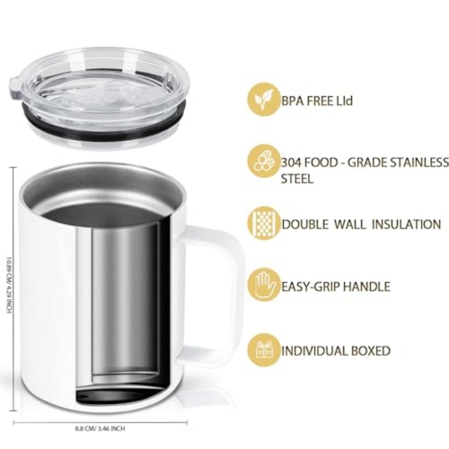 12 Oz Sublimation Coffee Mug B – обзор и цена Sublimation Mug White