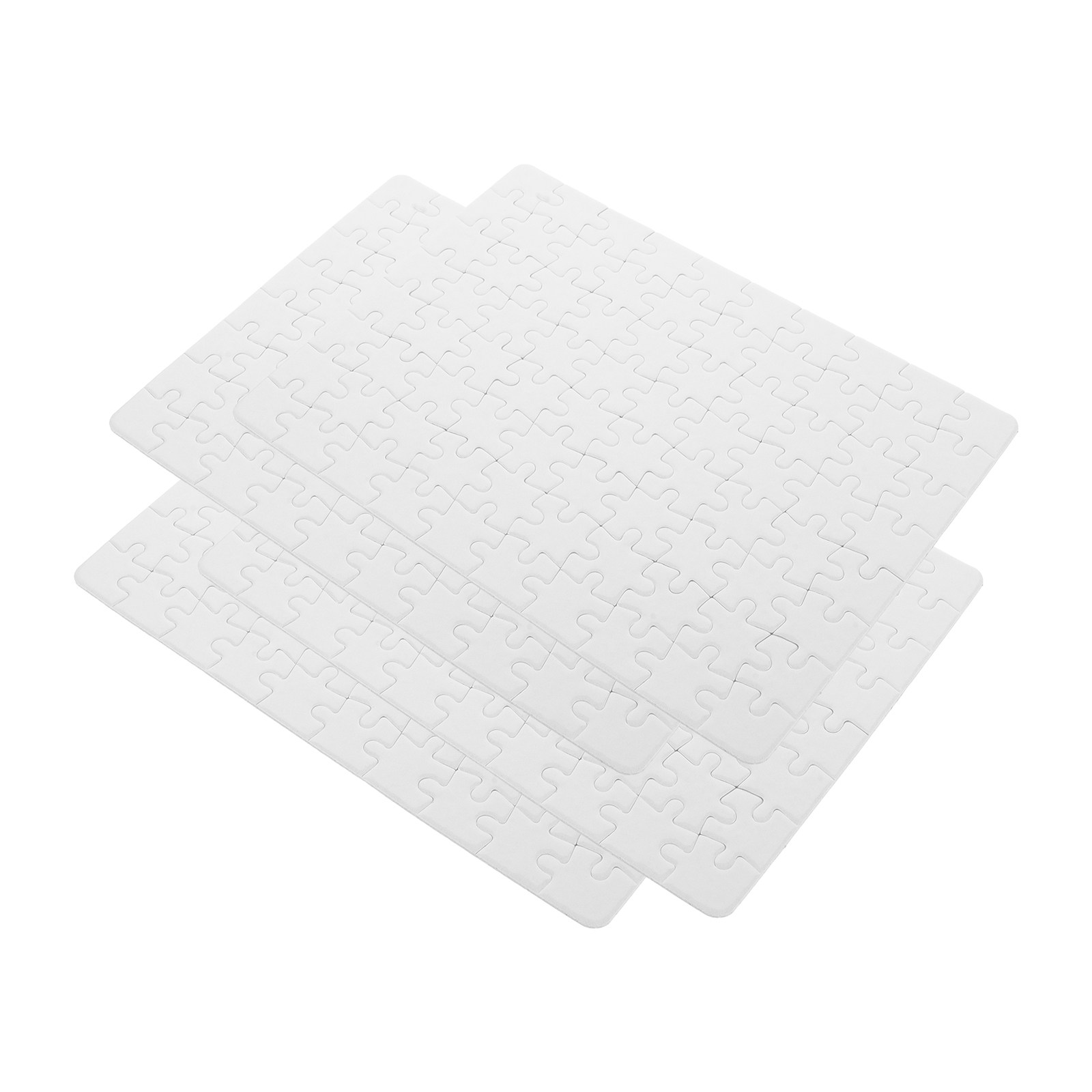 4 Sheets Blank Puzzle Pieces C – обзор и цена Puzzle Blank White