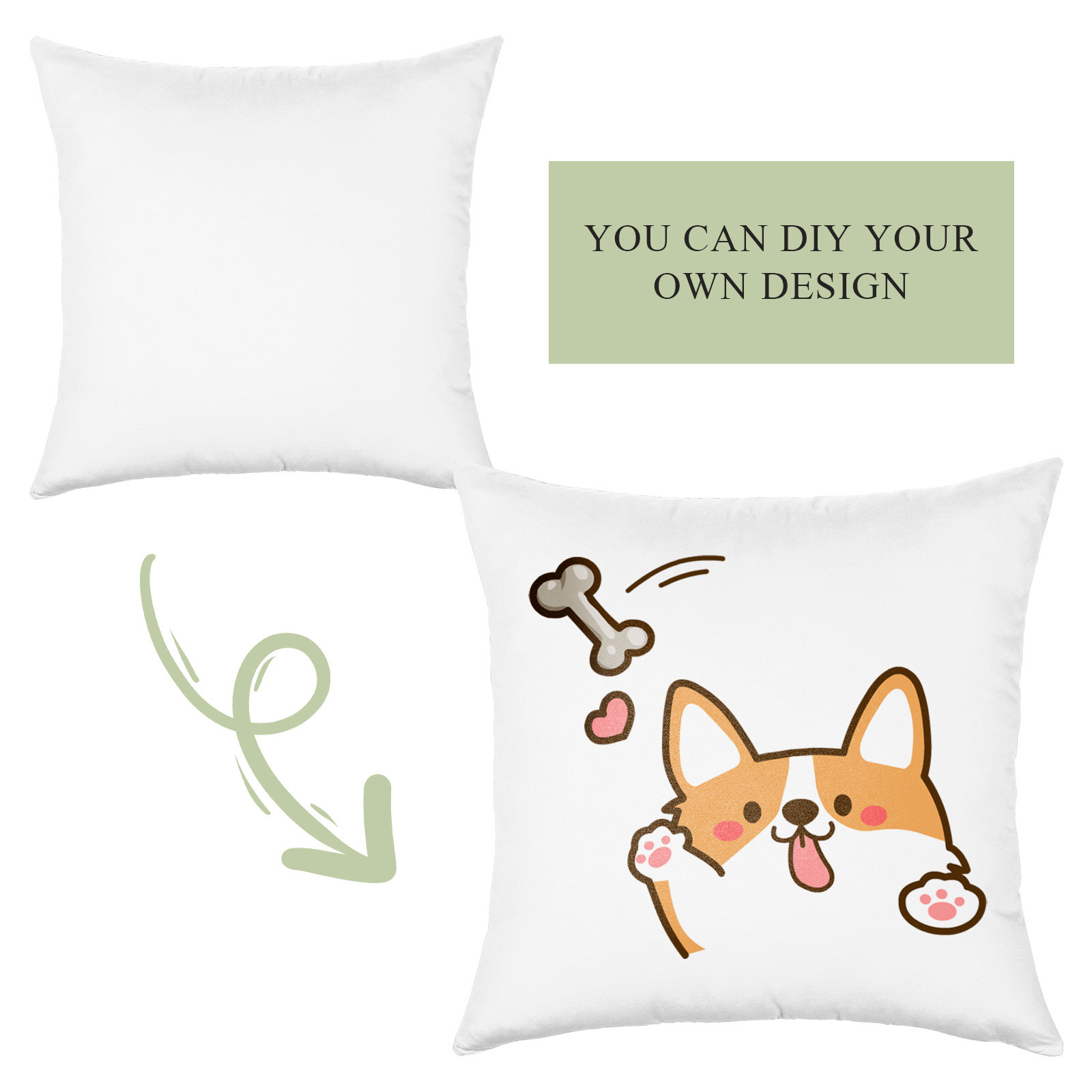 4Pcs Sublimation Pillow Cover  – обзор и цена Pillow Cover Sublimation