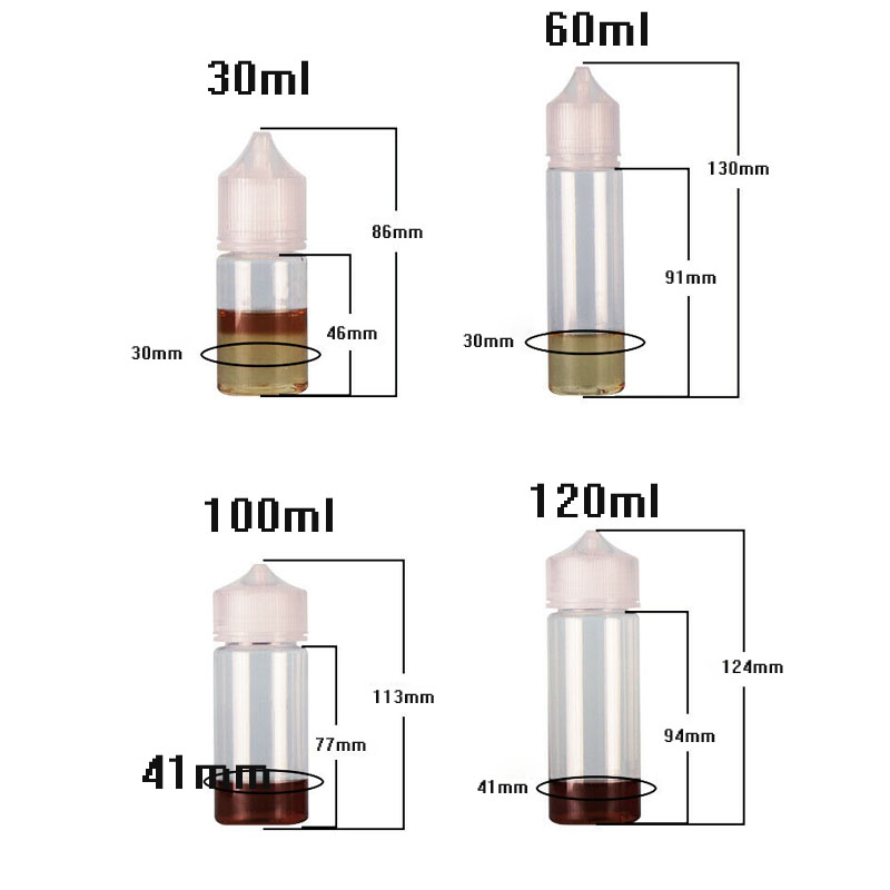 5pcs 30ml/60ml/100ml/120ml Pla – обзор и цена Water Bottle Blank