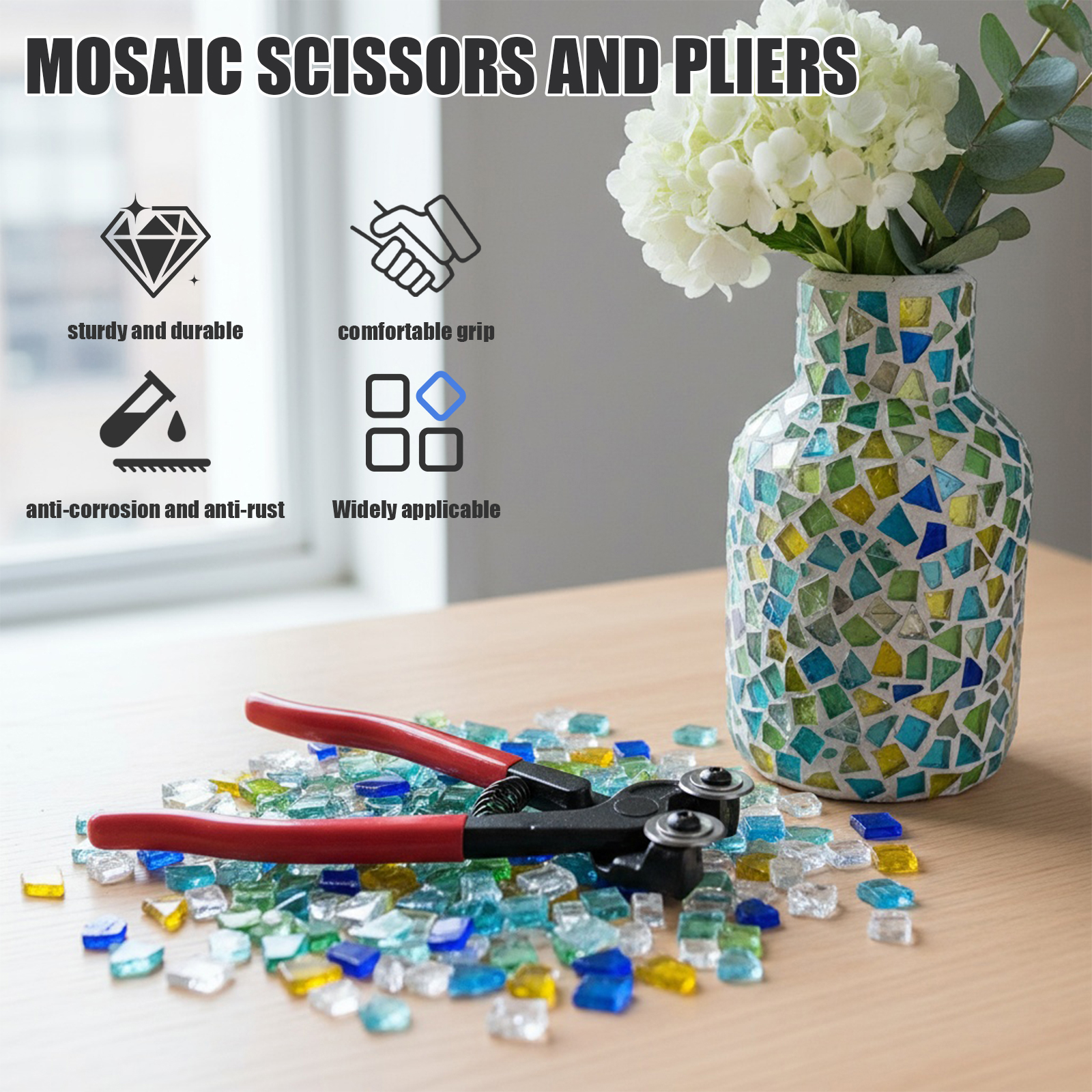 8 Inch Heavy Duty Wheeled Glas – обзор и цена Ceramic Tile Blank