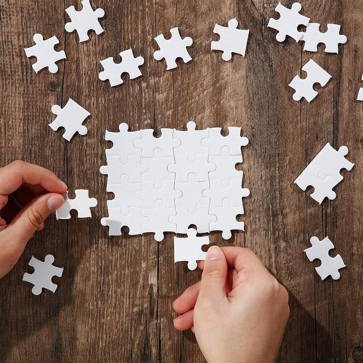 10sheets/lot Printable Jigsaw  – обзор и цена Puzzle Blank White