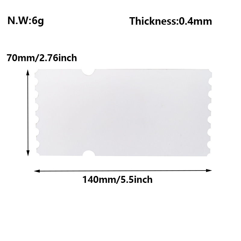 Blank Sublimation Invitation L – обзор и цена Puzzle Blank White