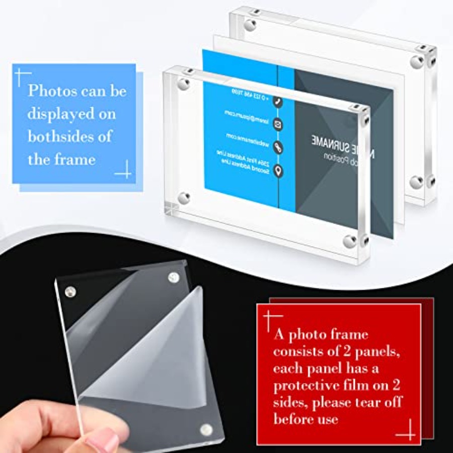 Acrylic Business Card Frame 2. – обзор и цена Photo Acrylic Block