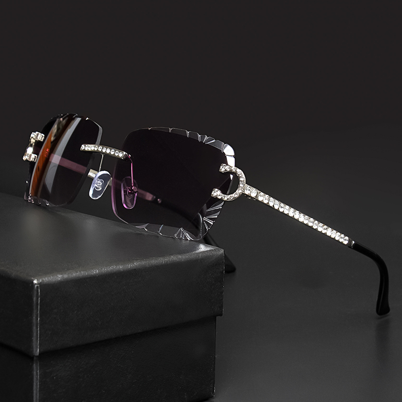Fashion Rimless Square Sunglas – обзор и цена Metal Photo Panel
