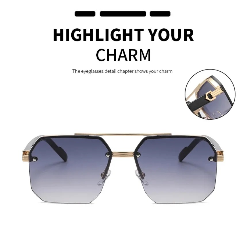 Men's Metal Sunglasses Square  – обзор и цена Metal Photo Panel