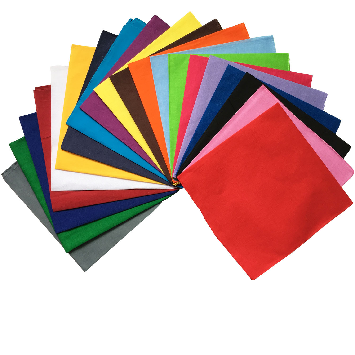 100%Cotton Cotton solid color  – обзор и цена Bandana Blank White