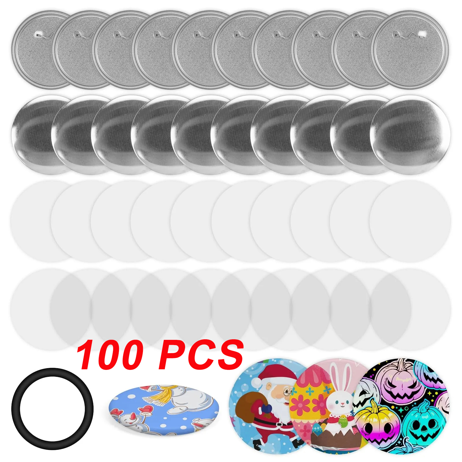 100PCS Blank Button Making Sup – обзор и цена Button Badge Blank