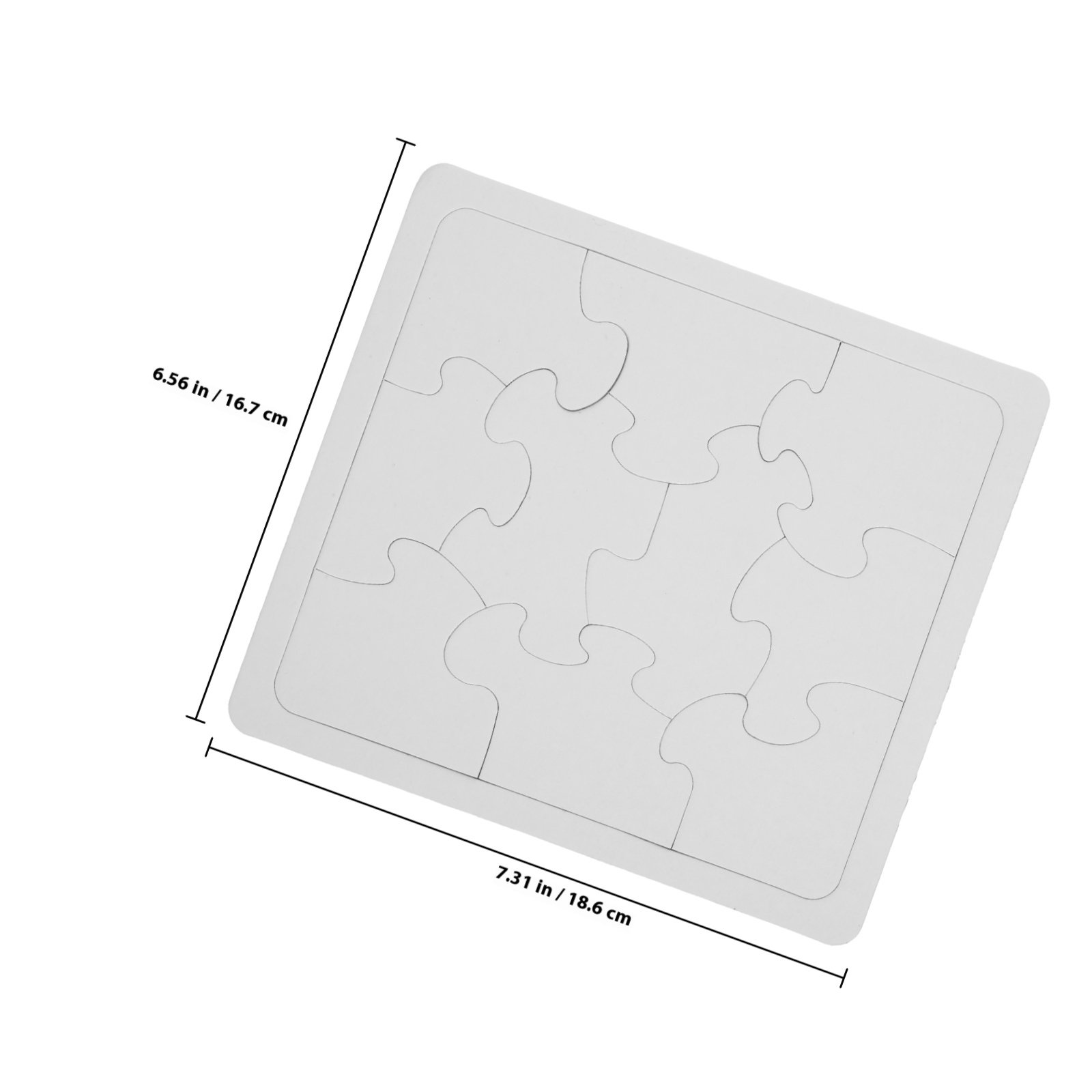 5Pcs White Blank Jigsaw Puzzle – обзор и цена Puzzle Blank White