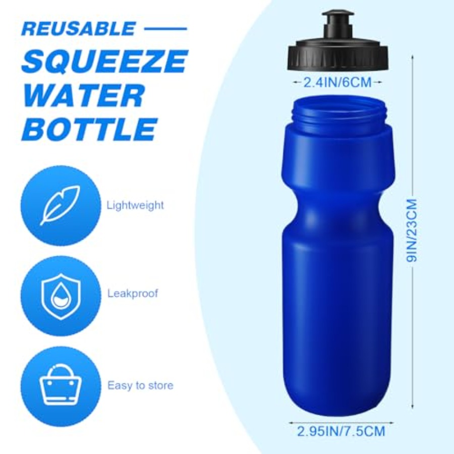 24 Pcs Sports Water Bottles Bu – обзор и цена Water Bottle Blank