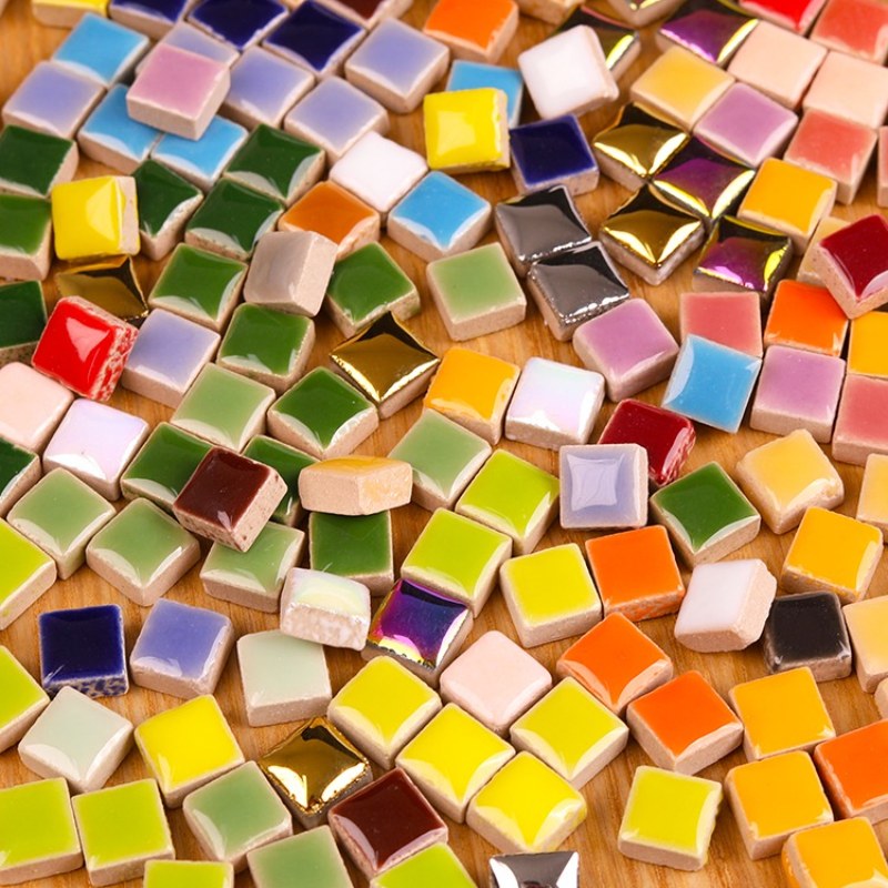 100g DIY Ceramic Mosaic Tiles  – обзор и цена Ceramic Tile Blank