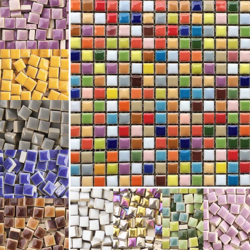 100g DIY Ceramic Mosaic Tiles  – обзор и цена Ceramic Tile Blank