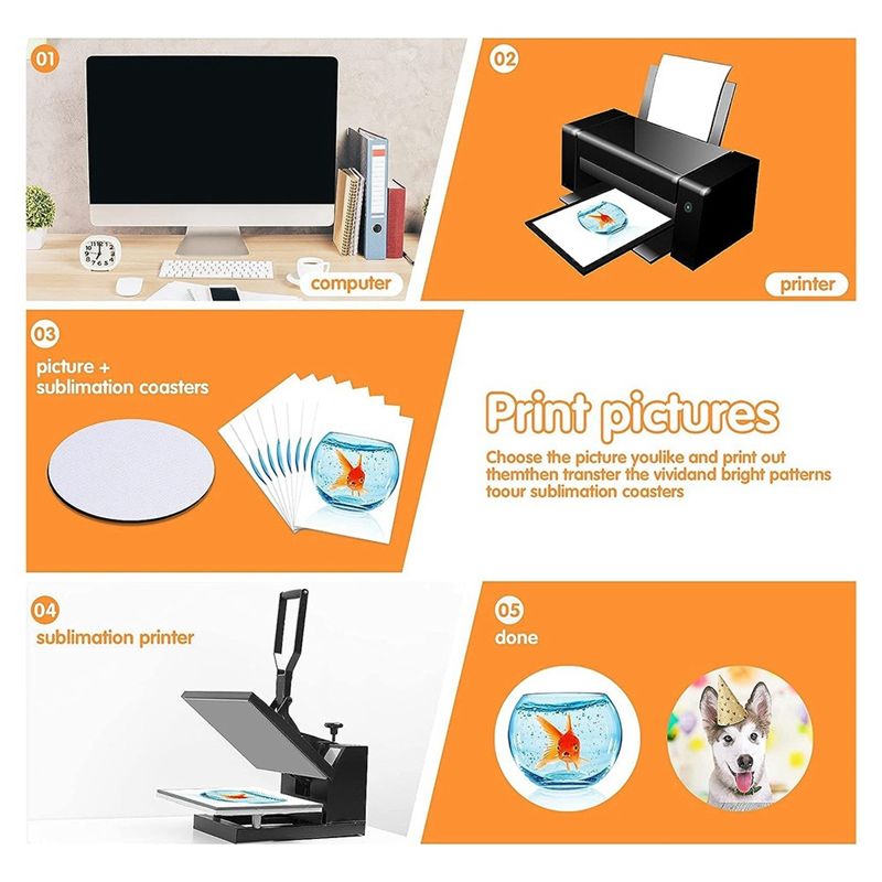 AB46-Sublimation Blank Coaster – обзор и цена Coaster Sublimation Blank