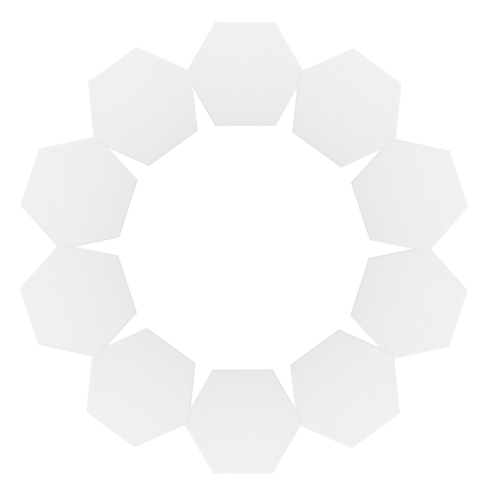 10Set White Hexagonal Ceramic  – обзор и цена Coaster Sublimation Blank