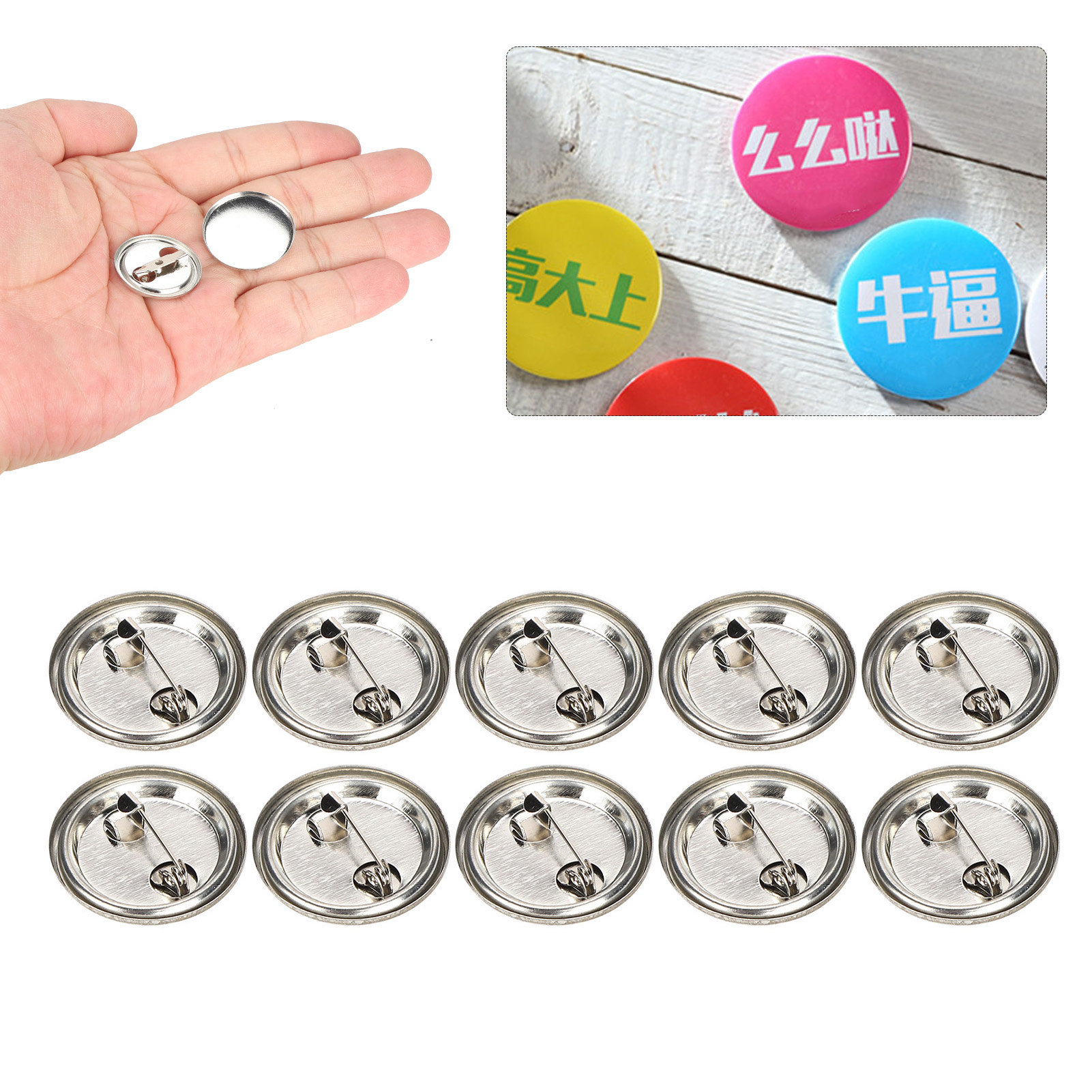 Blank Pin Button Round Safety  – обзор и цена Button Badge Blank