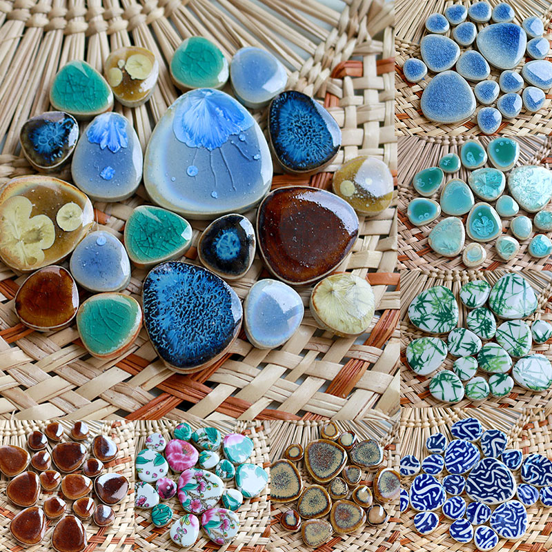 100g DIY Ceramic Mosaic Tiles  – обзор и цена Ceramic Tile Blank