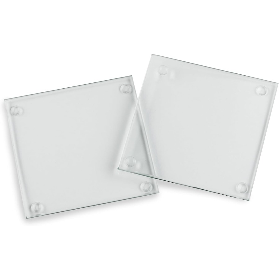 Clear Glass Drink Coasters Set – обзор и цена Coaster Sublimation Blank